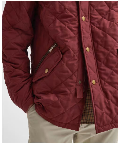 [MQU0784RE91] MENS BARBOUR SHOVELER QUILTED JACKET