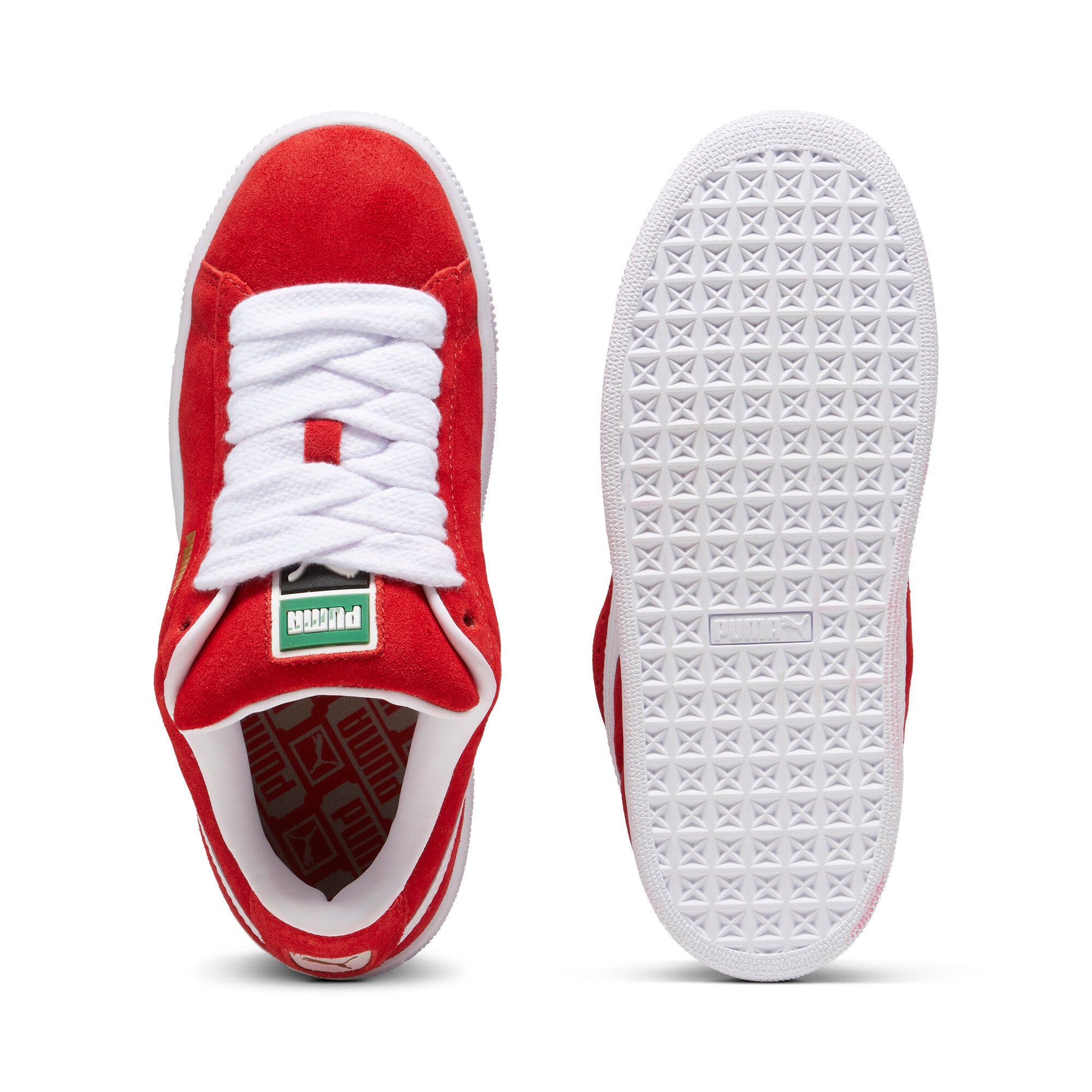 [396577-03] GRADE SCHOOL PUMA SUEDE XL GS 'RED WHITE'