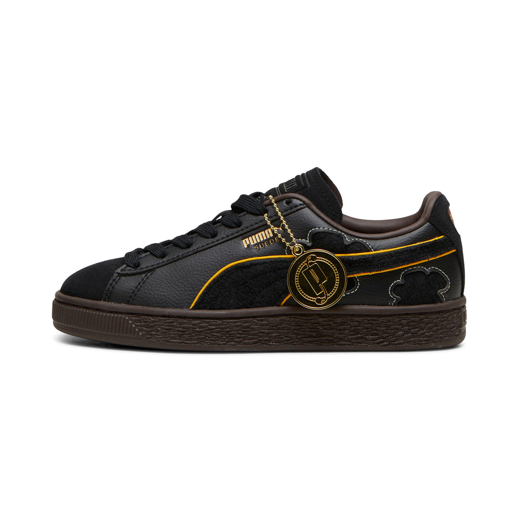[396724-01] GRADE SCHOOL PUMA SUEDE 1 PIECE 'BLACKBEARD'