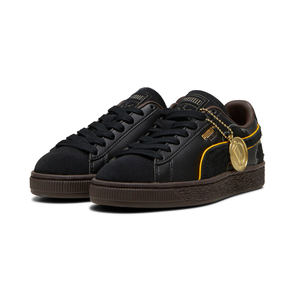 [396724-01] GRADE SCHOOL PUMA SUEDE 1 PIECE 'BLACKBEARD'