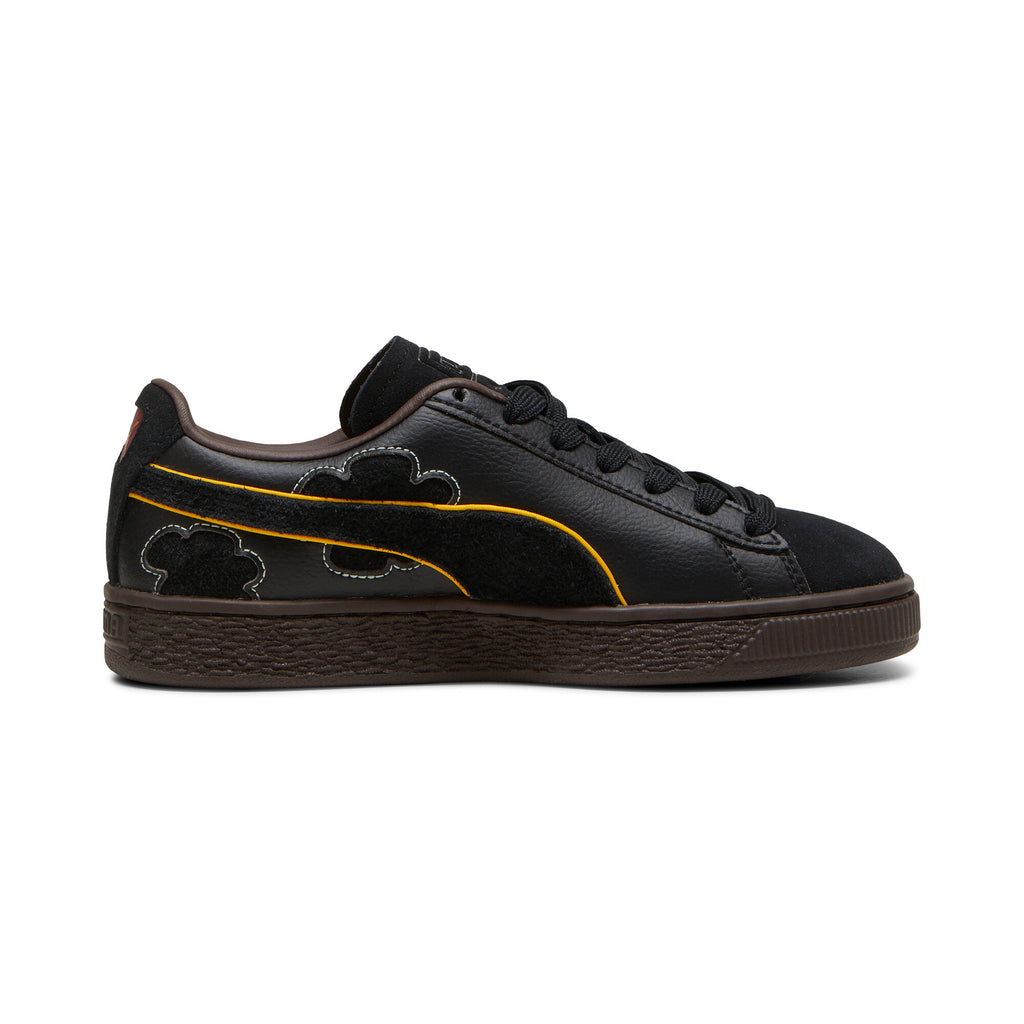 [396724-01] GRADE SCHOOL PUMA SUEDE 1 PIECE 'BLACKBEARD'