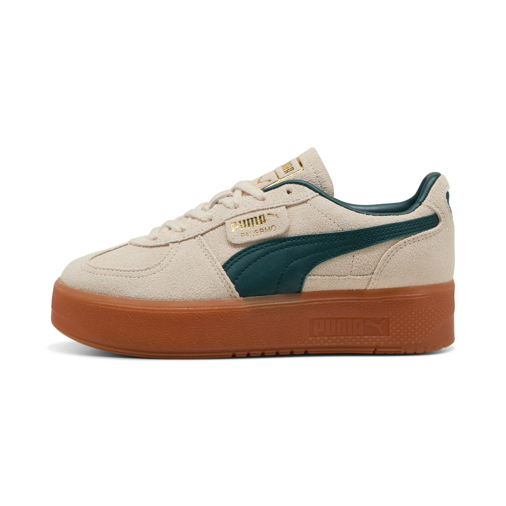 [399348-18] WOMENS PUMA PALERMO ELEVATA 'ALPINE SNOW GREEN TERRAIN'