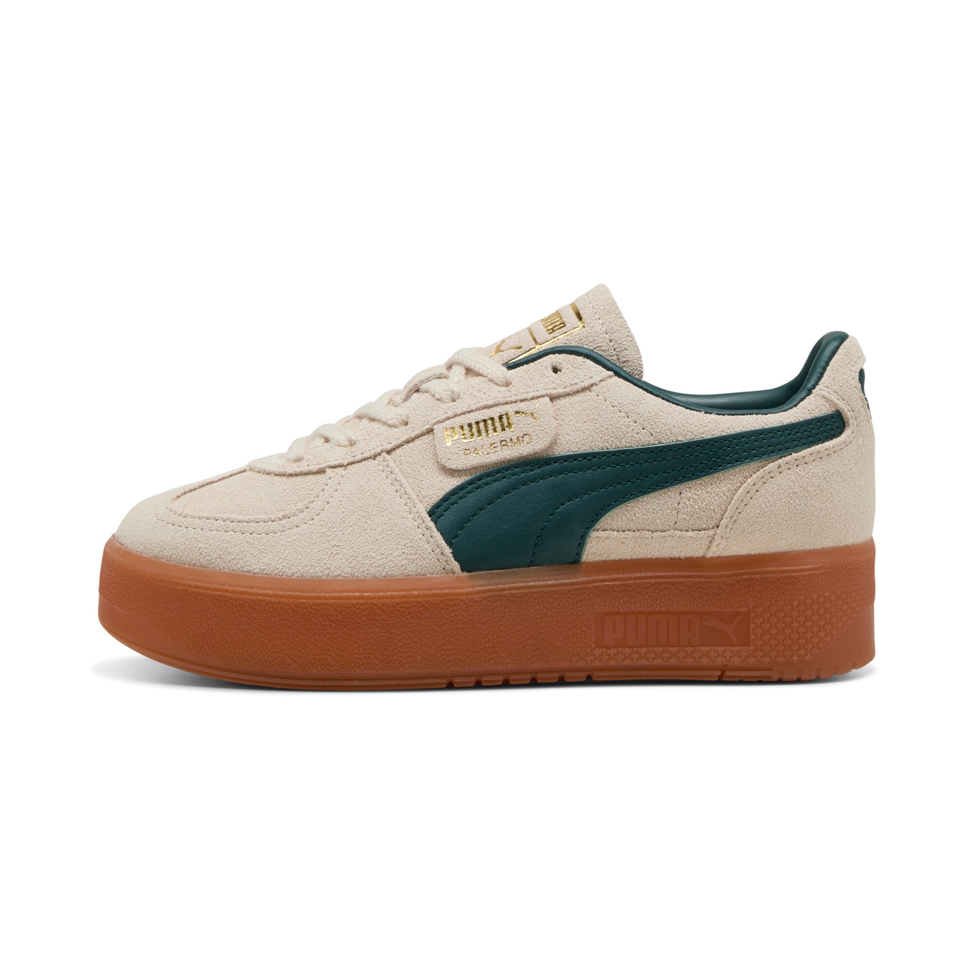 [399348-18] WOMENS PUMA PALERMO ELEVATA 'ALPINE SNOW GREEN TERRAIN'