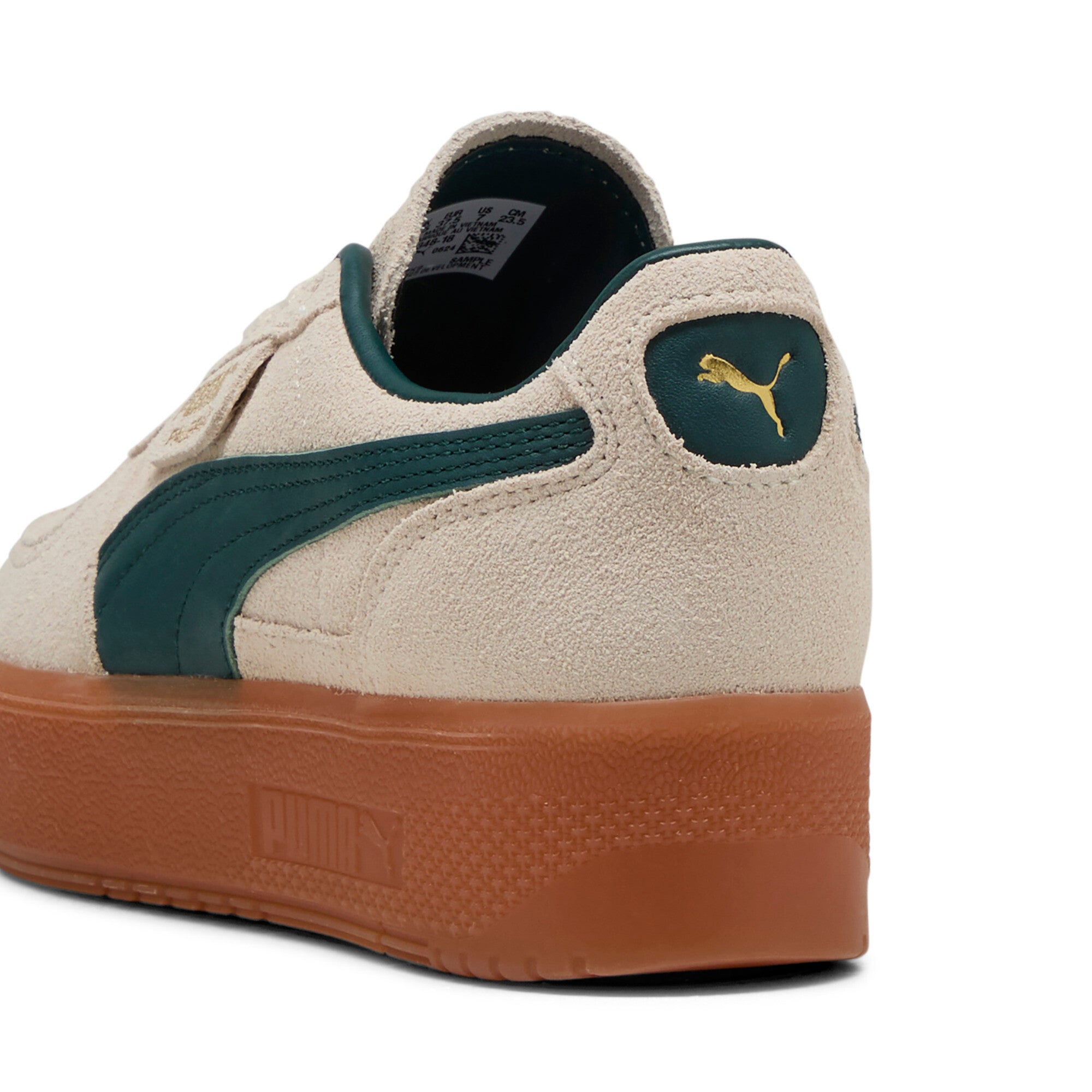 [399348-18] WOMENS PUMA PALERMO ELEVATA 'ALPINE SNOW GREEN TERRAIN'