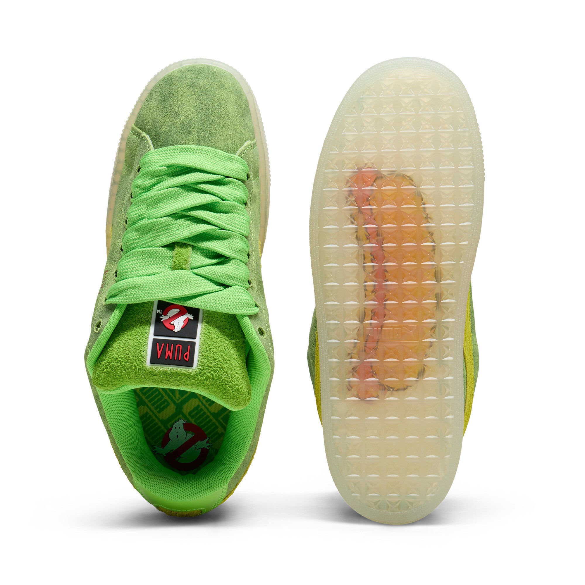 [399606-01] MENS PUMA SUEDE XL GHOSTBUSTERS SLIMER