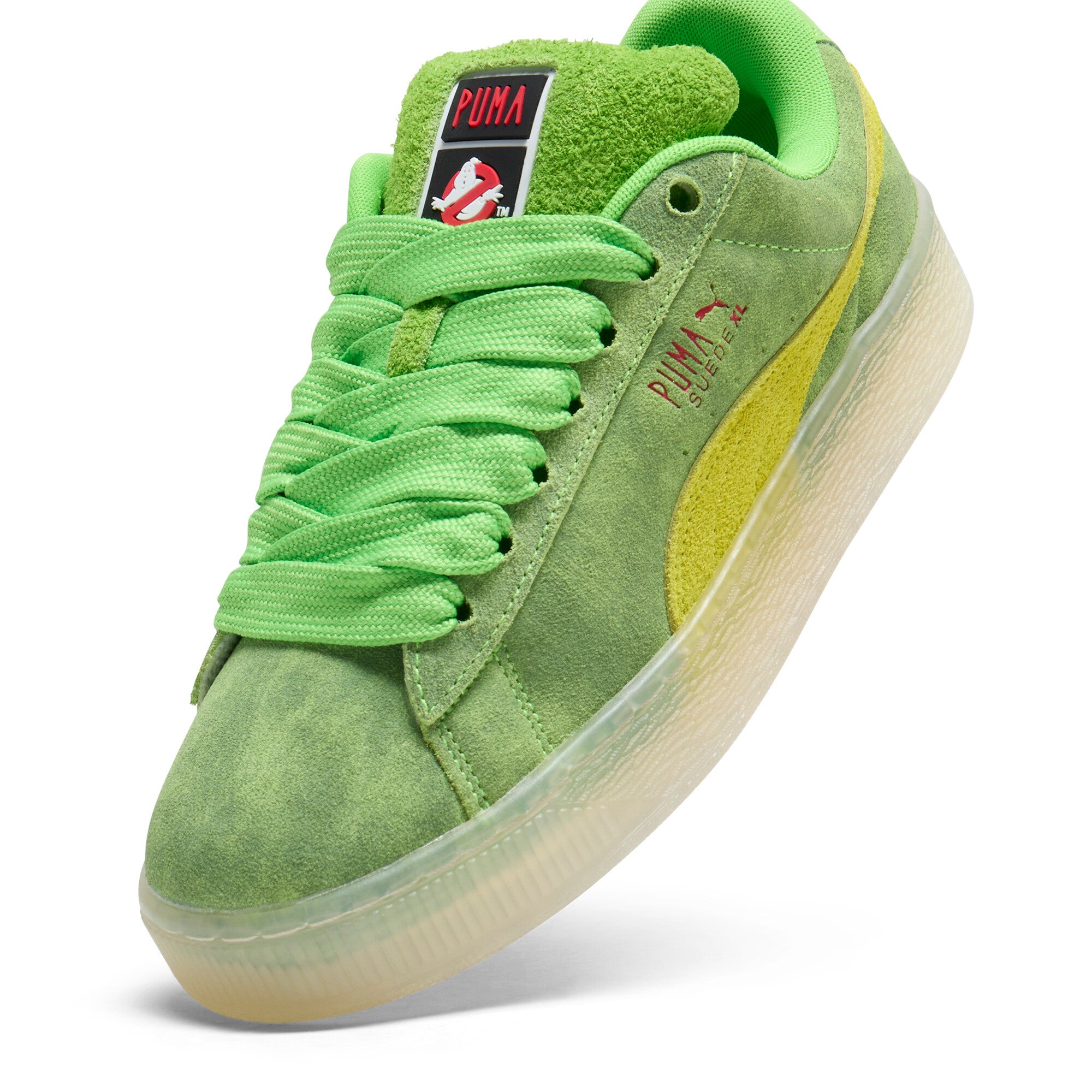 [399606-01] MENS PUMA SUEDE XL GHOSTBUSTERS SLIMER