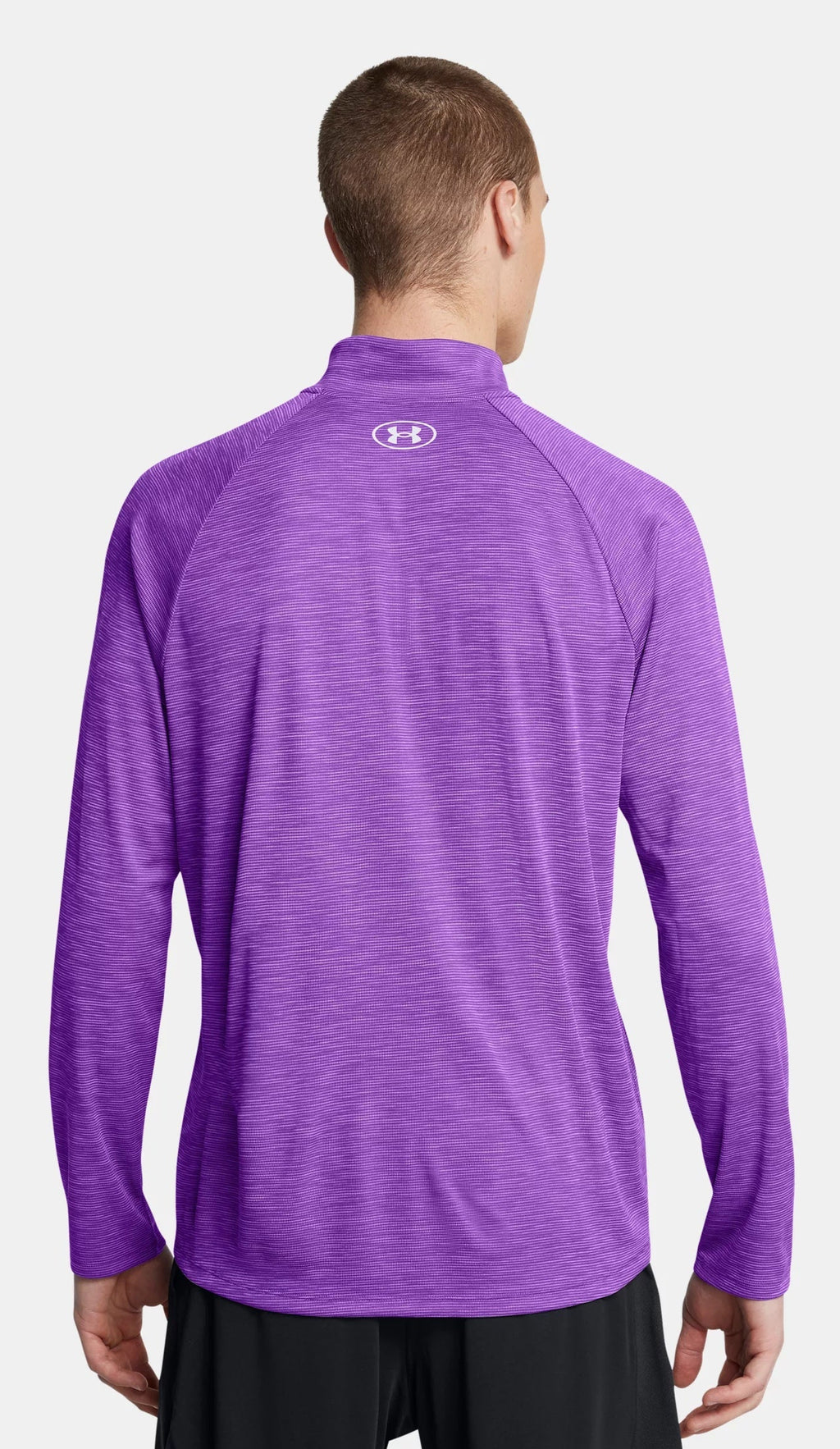 [1382797-525] MENS UNDER ARMOUR LONG SLEEVE TECH TEXTURED 1/2 ZIP HIGH NECK