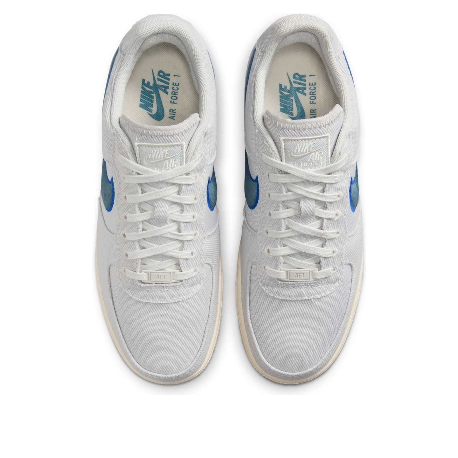 [HV1204-001] MENS NIKE AIR FORCE 1 LOW CANVAS 'PHOTON DUST GAME ROYAL'