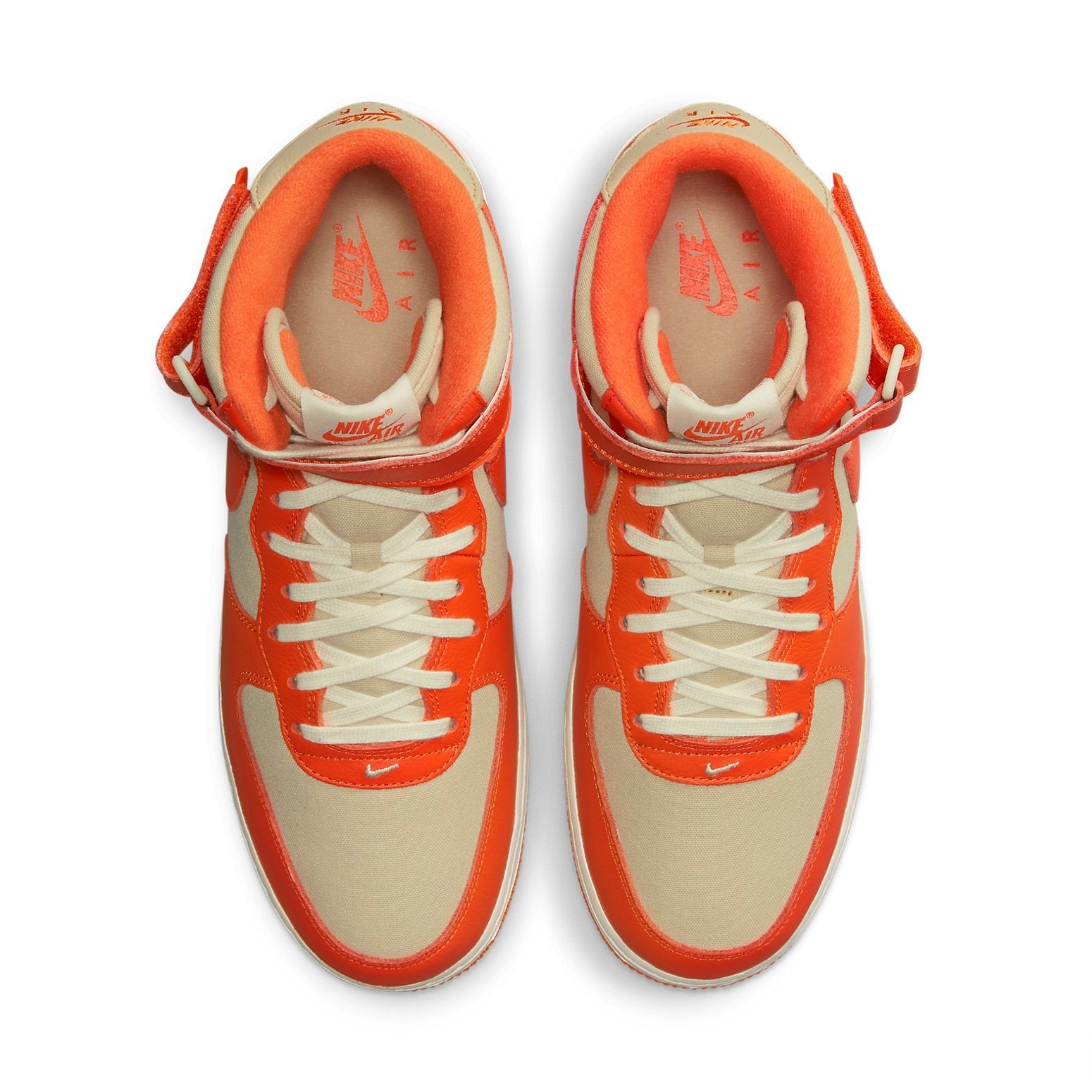 [FB2036-700] MENS NIKE AIR FORCE 1 MID 07 LX 'SAFETY ORANGE'