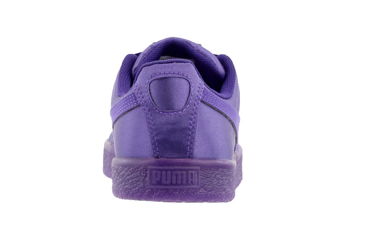 [367496-01] GRADE SCHOOL PUMA GS CLYDE SATIN 'VIOLET INDIGO'
