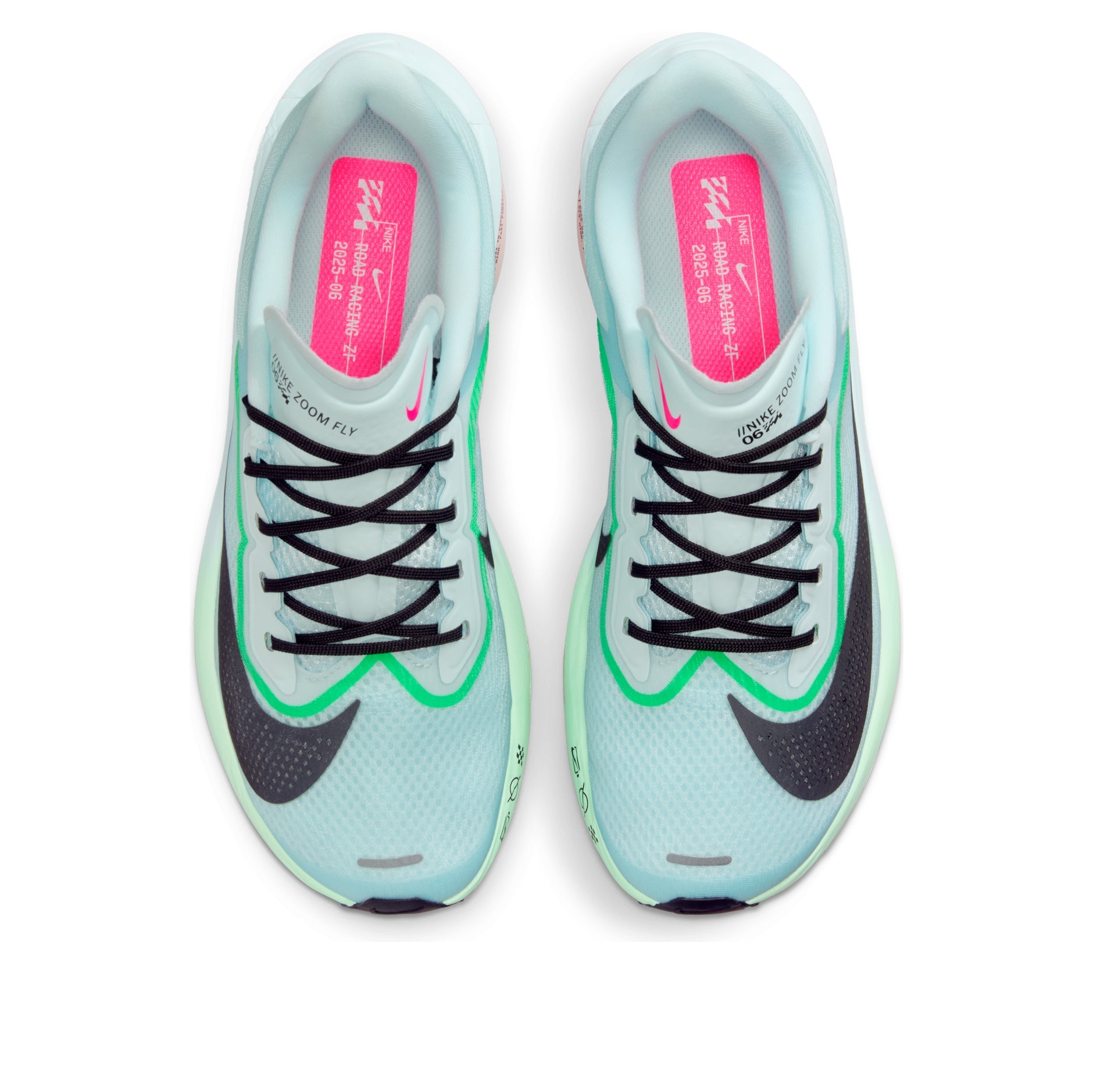 [FN8455-402] WOMENS NIKE ZOOM FLY 6 'GLACIER ICE HYPER PINK GREEN'