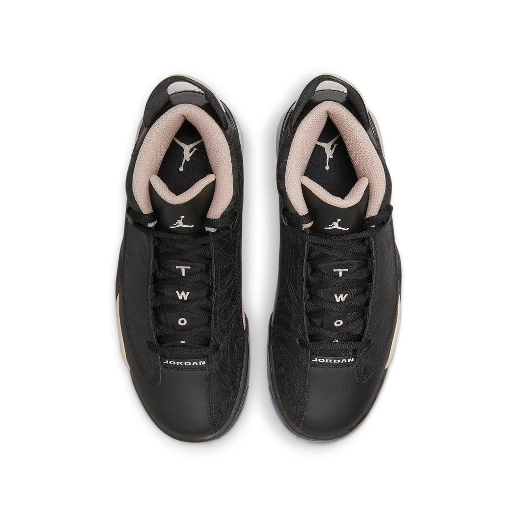 [DV1360-021] GRADE SCHOOL AIR JORDAN DUB ZERO 'BLACK WHITE FOSSIL STONE'
