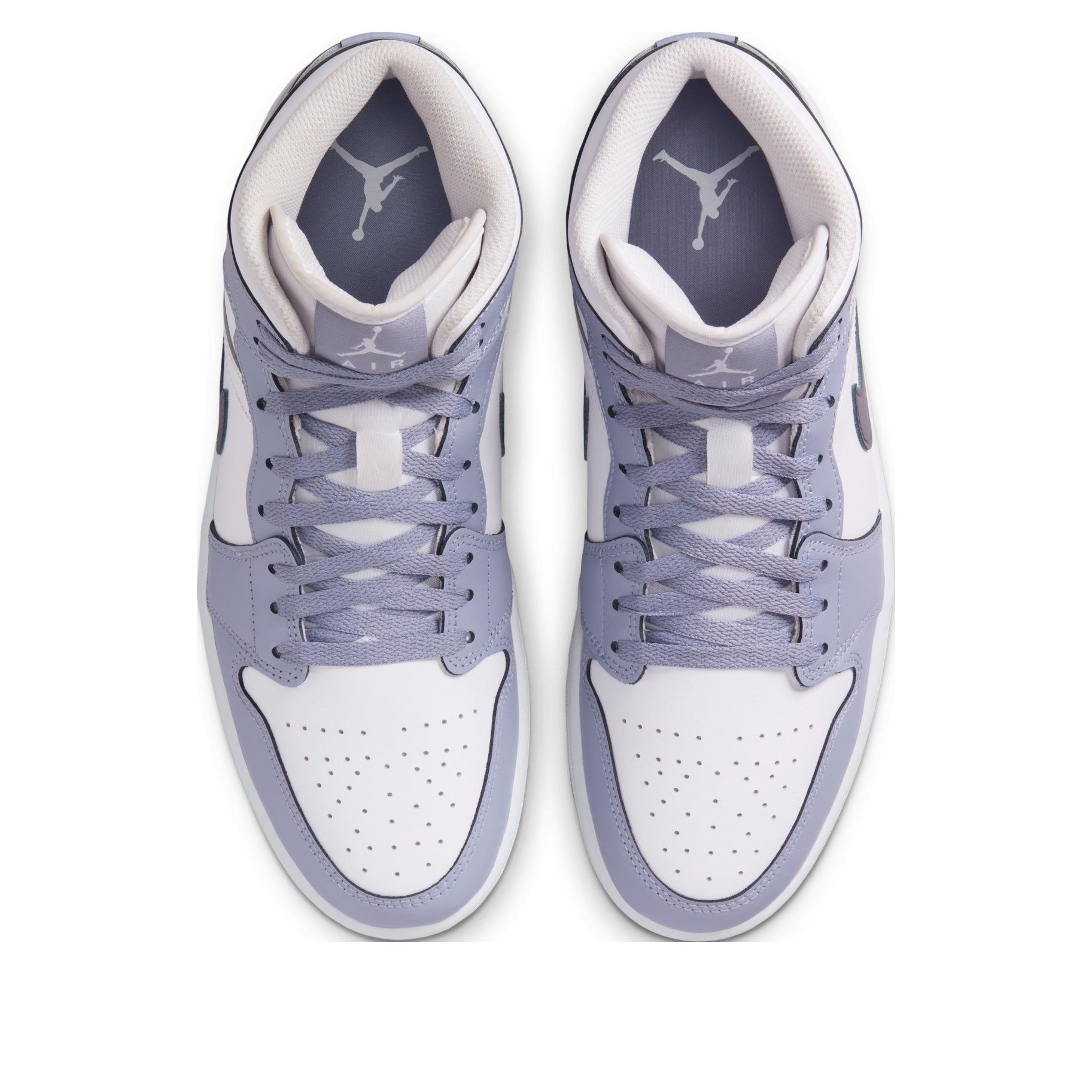 [DQ8426-145] MENS AIR JORDAN RETRO 1 MID 'WHITE INDIGO HAZE'
