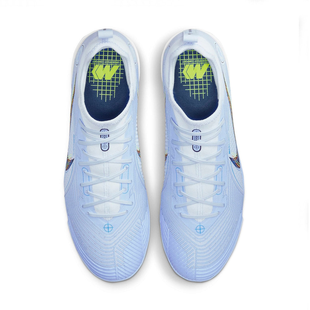 [DJ2851-054] MENS NIKE MERCURIAL AIR ZOOM VAPOR 14 PRO TF 'FOOTBALL GREY LIGHT MARINE'