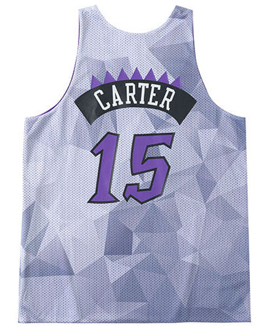 MENS MITCHELL & NESS REVERSIBLE MESH TANK RAPTORS VINCE CARTER