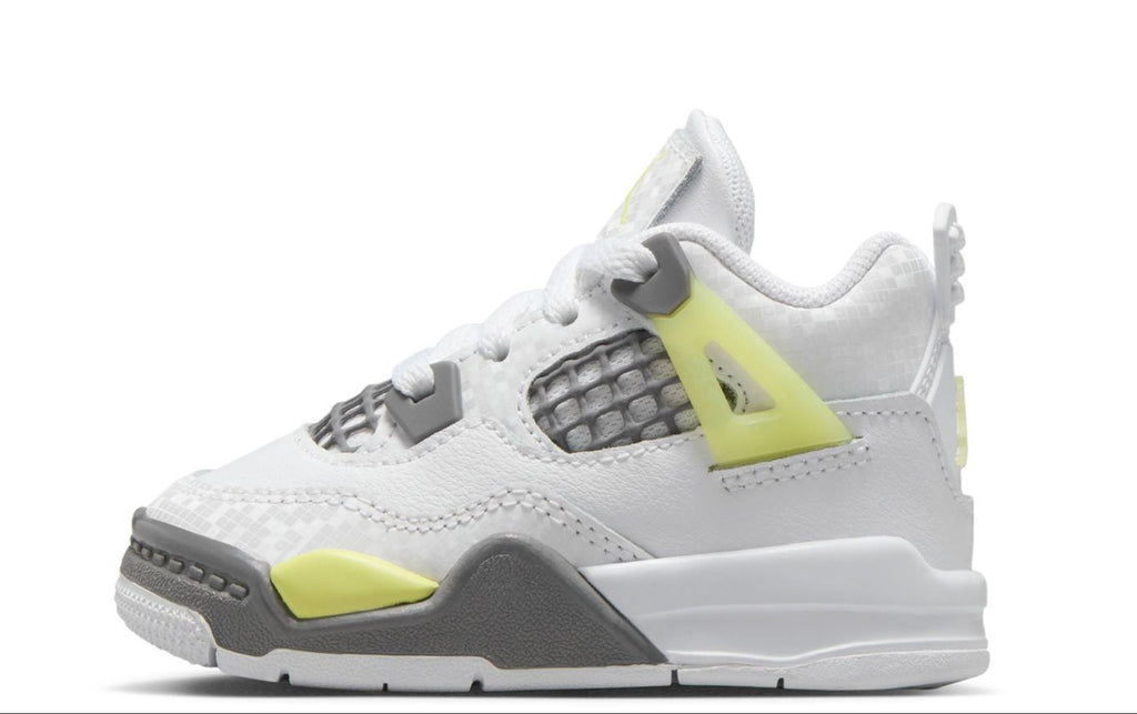 [HJ5989-100] TODDLERS AIR JORDAN RETRO 4 'LIGHT LEMON TWIST' (TD)