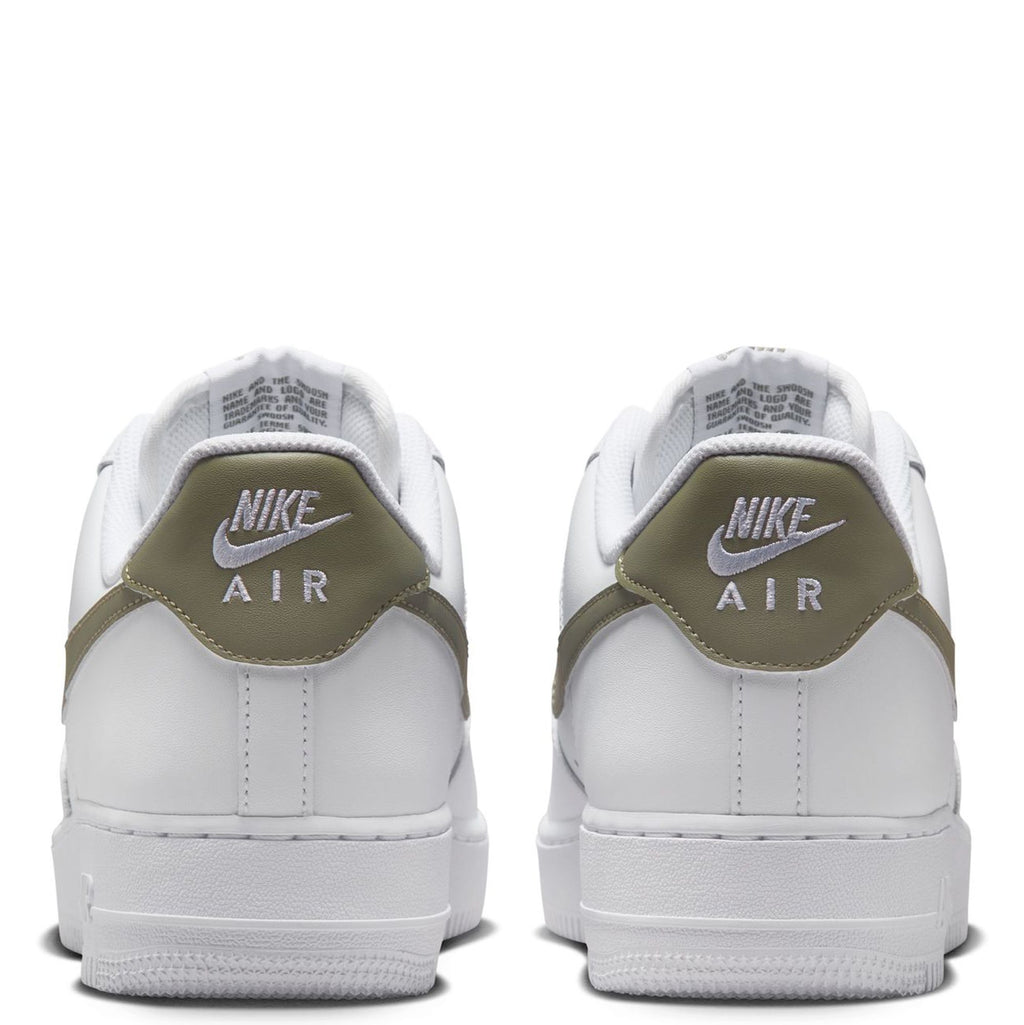 [FJ4146-116] MENS NIKE AIR FORCE 1 '07 'WHITE LIGHT ARMY'