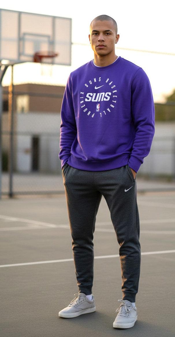 [FV1806-566] MENS NIKE NBA PHOENIX SUNS STANDARD ISSUE DRI-FIT CREW-NECK