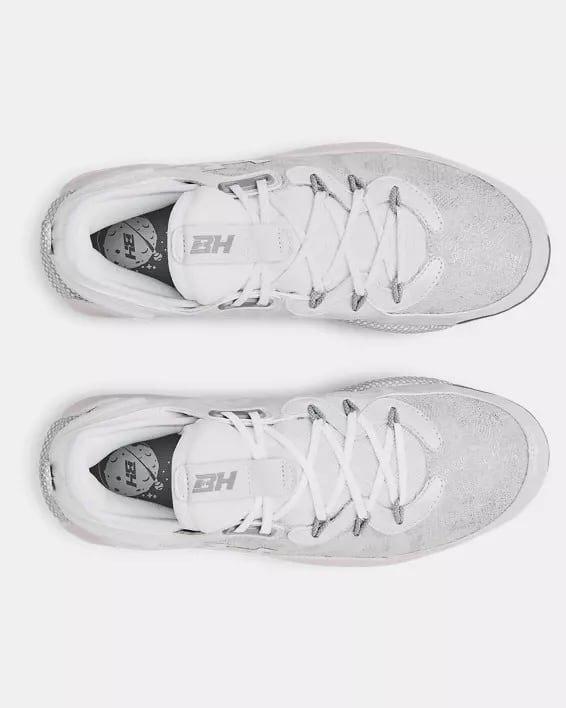 [3026591-100] MENS UNDER ARMOUR HARPER 8 ELITE TPU 'WHITE BASEBALL GREY'