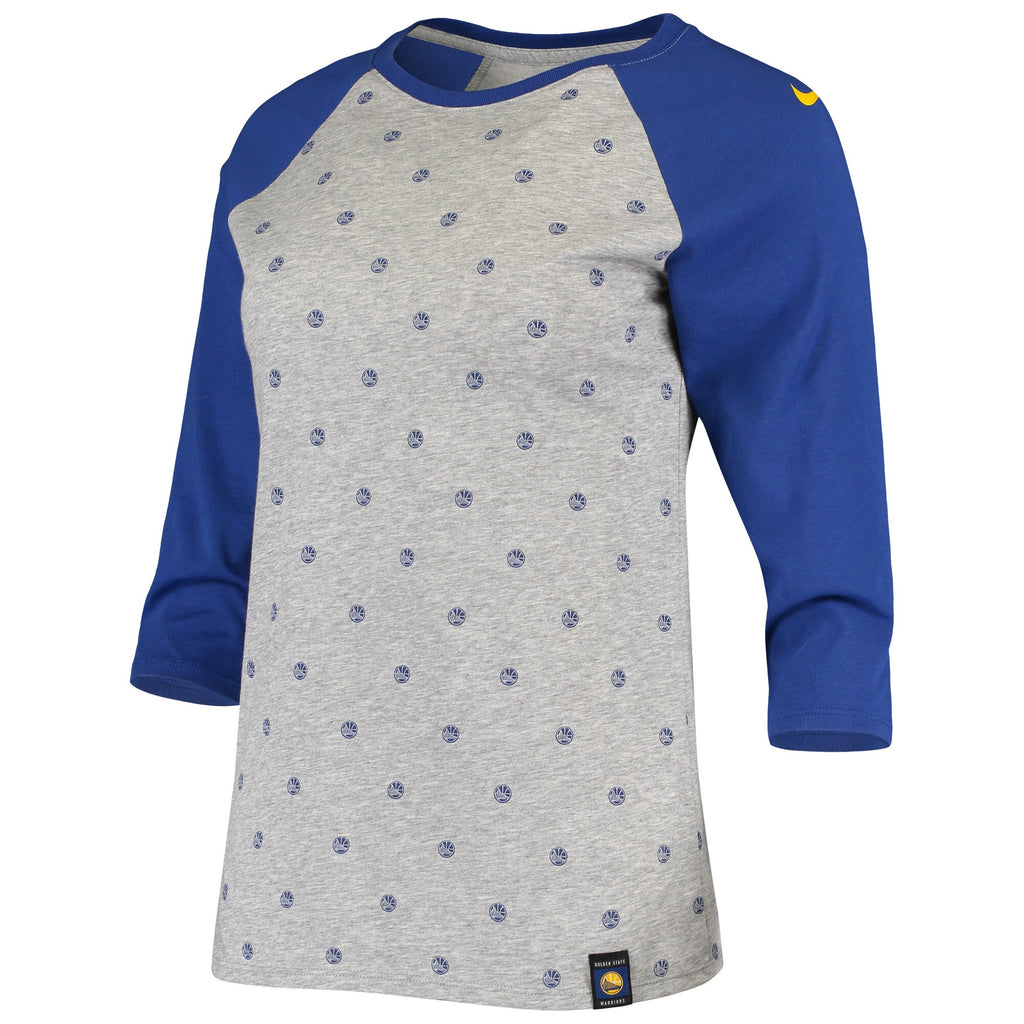 [934718-063] Womens Nike NBA Golden State Warriors Dri-Fit 3/4 Sleeve Tee