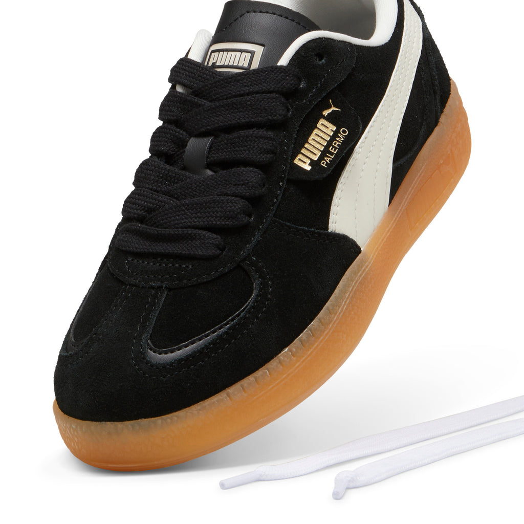 [400323-02] WOMENS PUMA PALERMO MODA XTRA 'BLACK FROSTED IVORY GUM'