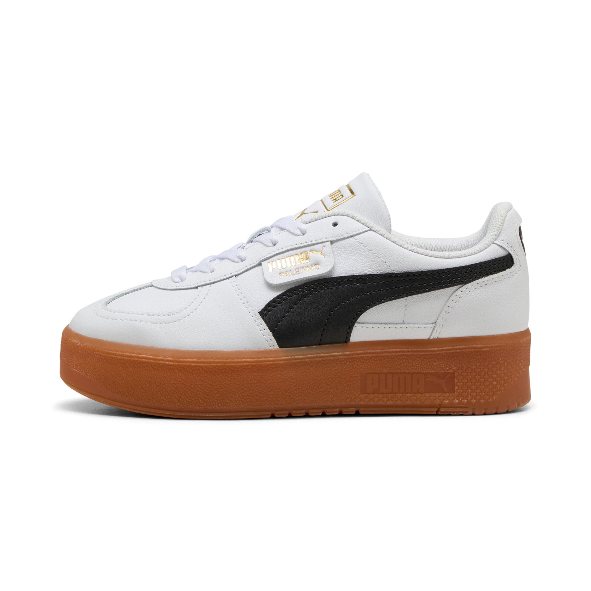 [400461-02] WOMENS PUMA PALERMO ELEVATA LEATHER 'WHITE GUM'