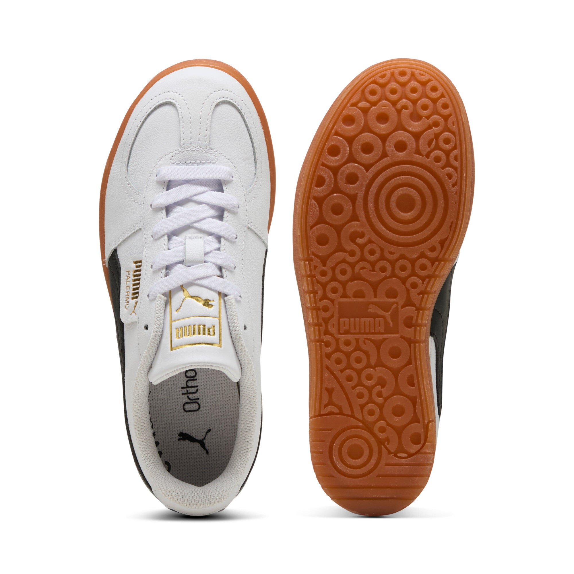 [400461-02] WOMENS PUMA PALERMO ELEVATA LEATHER 'WHITE GUM'