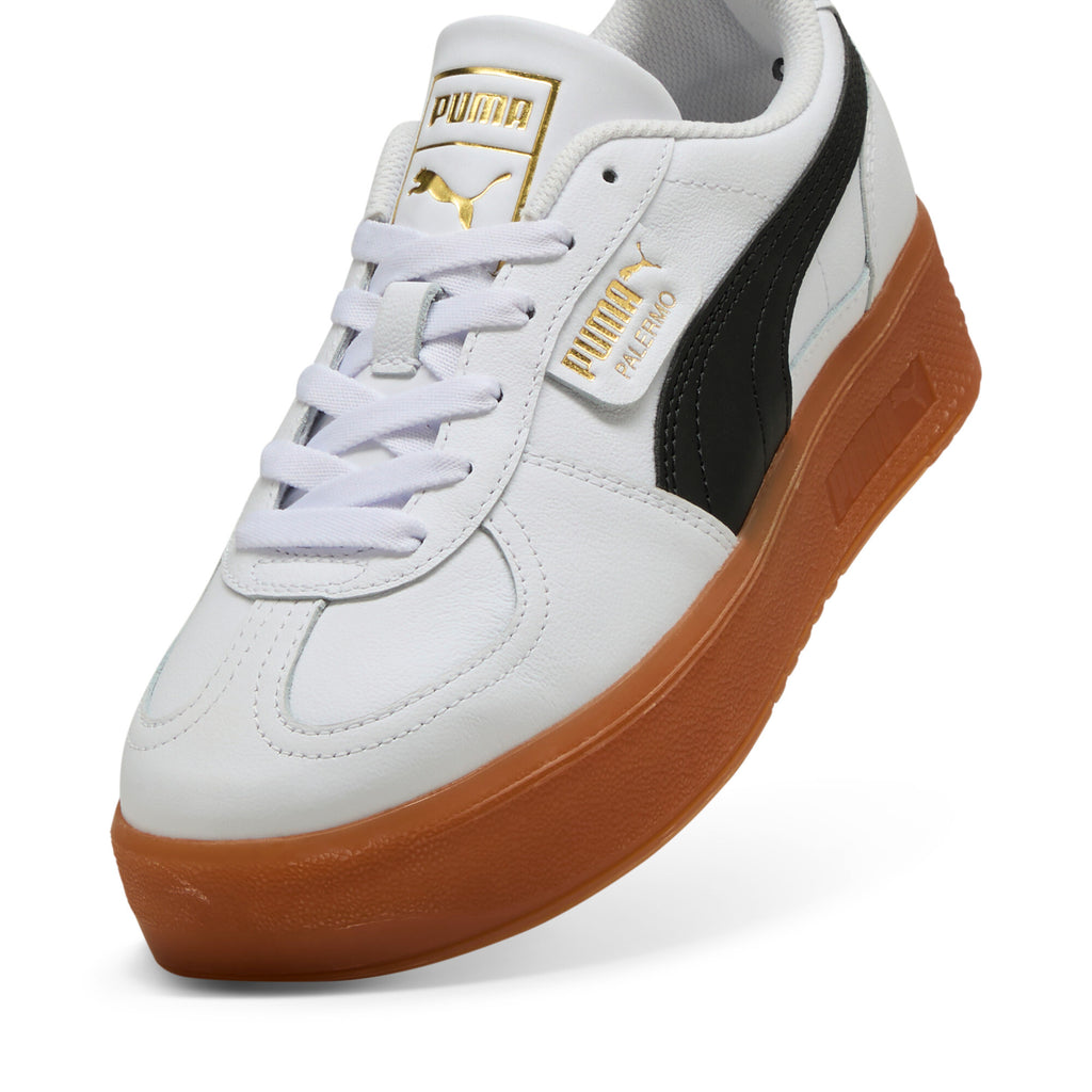 [400461-02] WOMENS PUMA PALERMO ELEVATA LEATHER 'WHITE GUM'