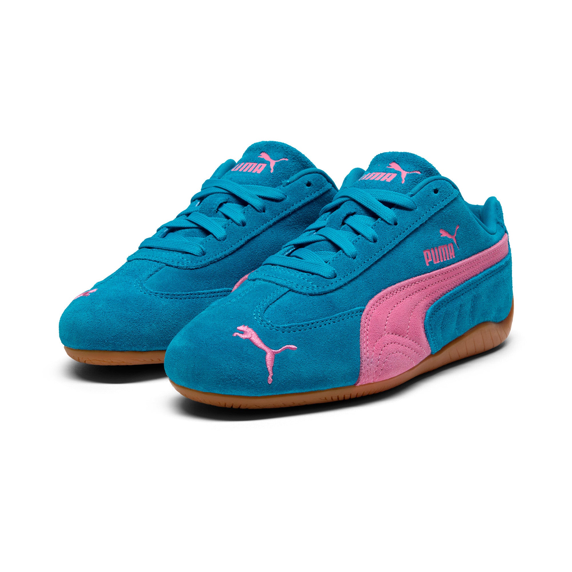 [400986-43] WOMENS PUMA SPEEDCAT OG 'TROPICAL BLUE POISED PINK'