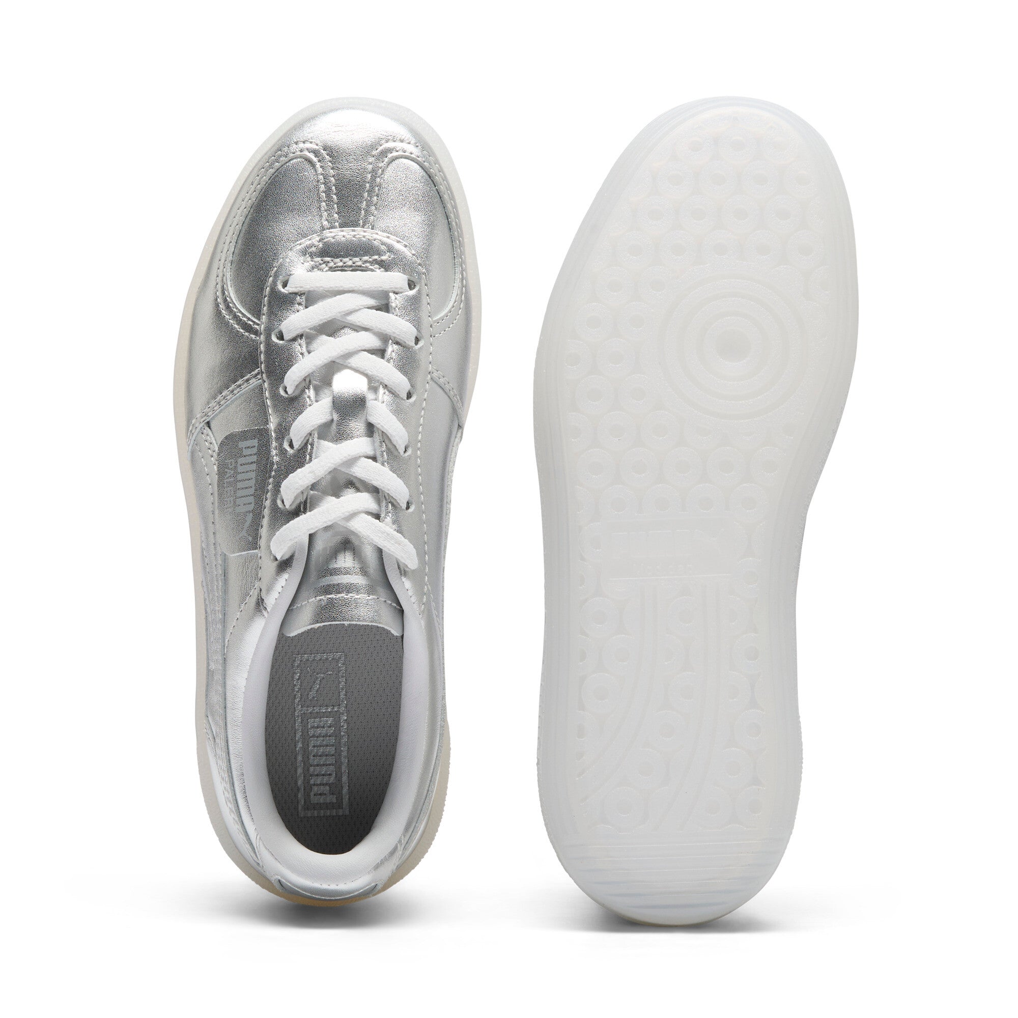 [401325-01] GRADE SCHOOL PUMA PALERMO CHROME