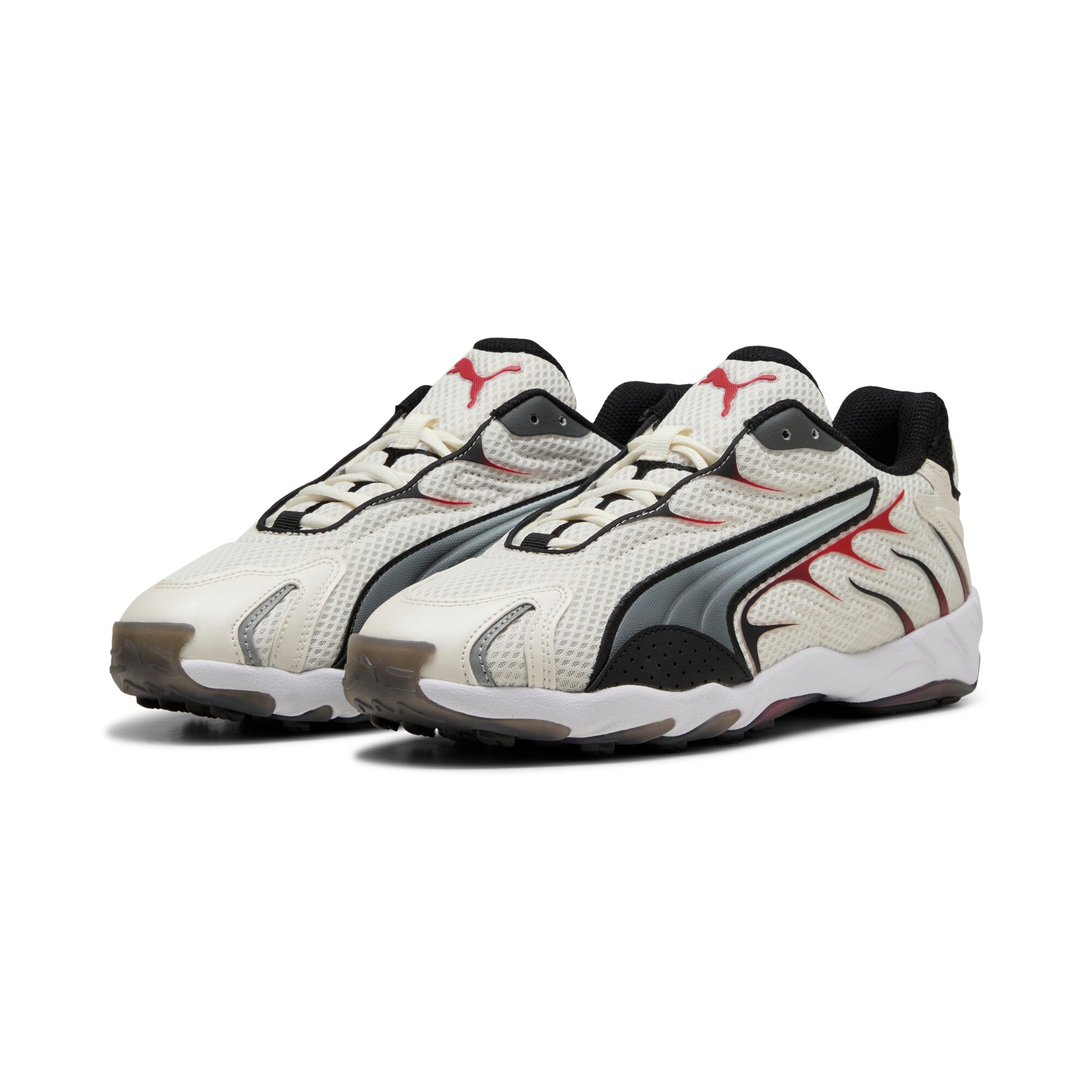[401560-11] MENS PUMA INHALE 'WARM WHITE FOR ALL TIME RED'