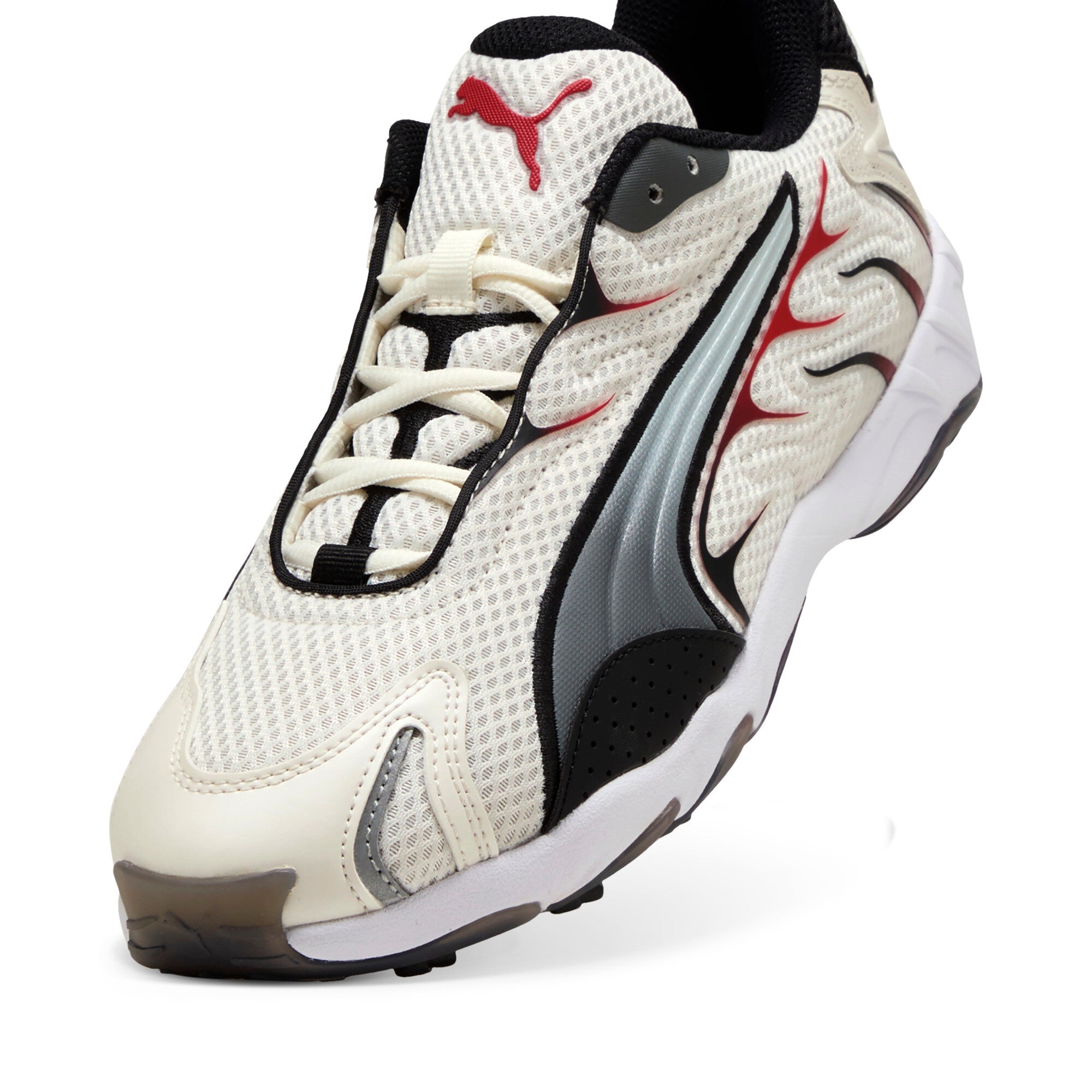 [401560-11] MENS PUMA INHALE 'WARM WHITE FOR ALL TIME RED'