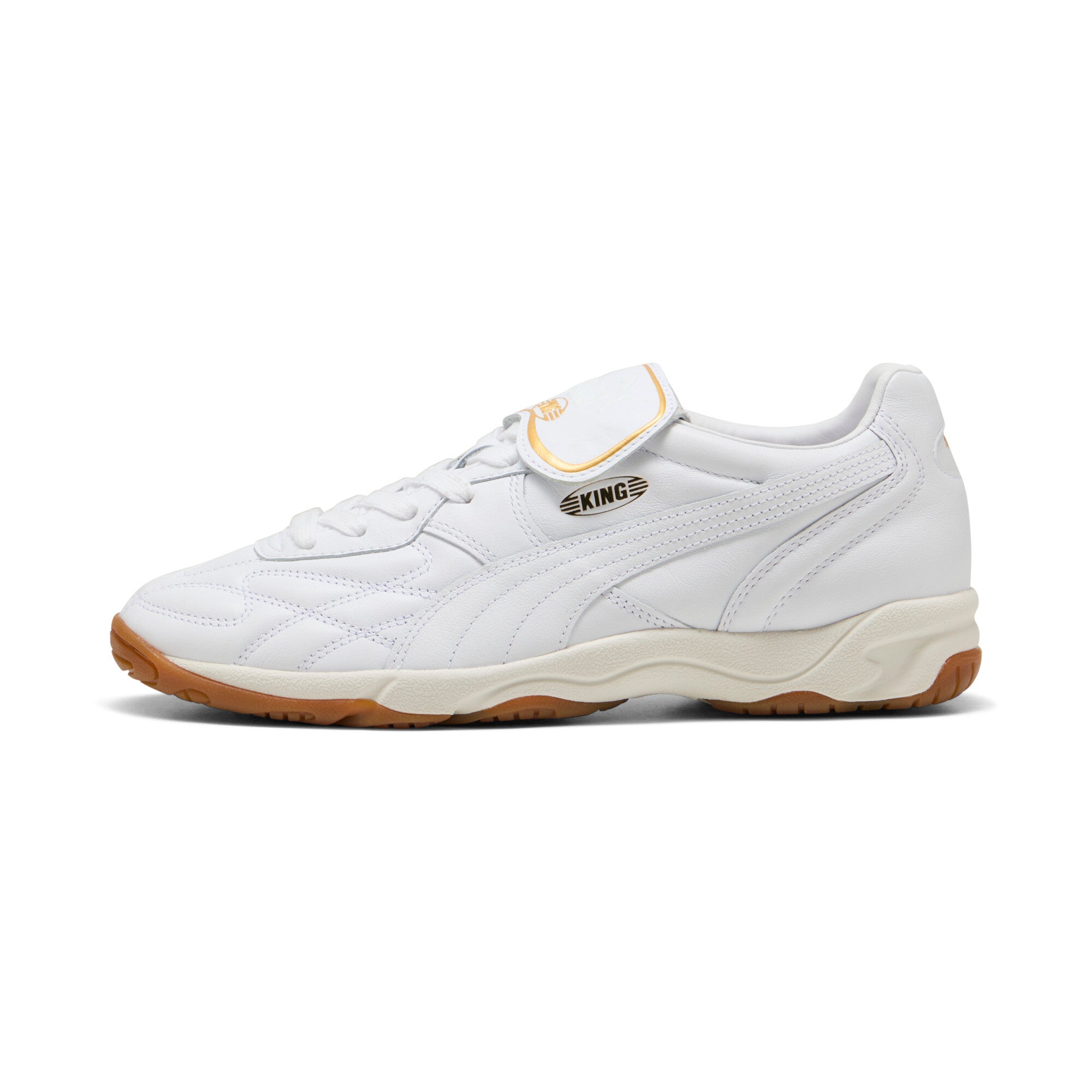 [401683-02] MENS PUMA KING INDOOR 'WHITE FROSTED IVORY'
