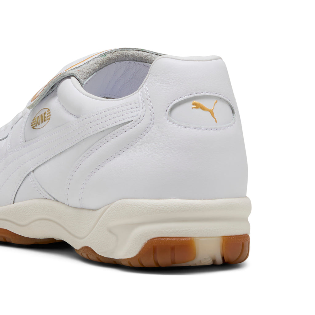 [401683-02] MENS PUMA KING INDOOR 'WHITE FROSTED IVORY'