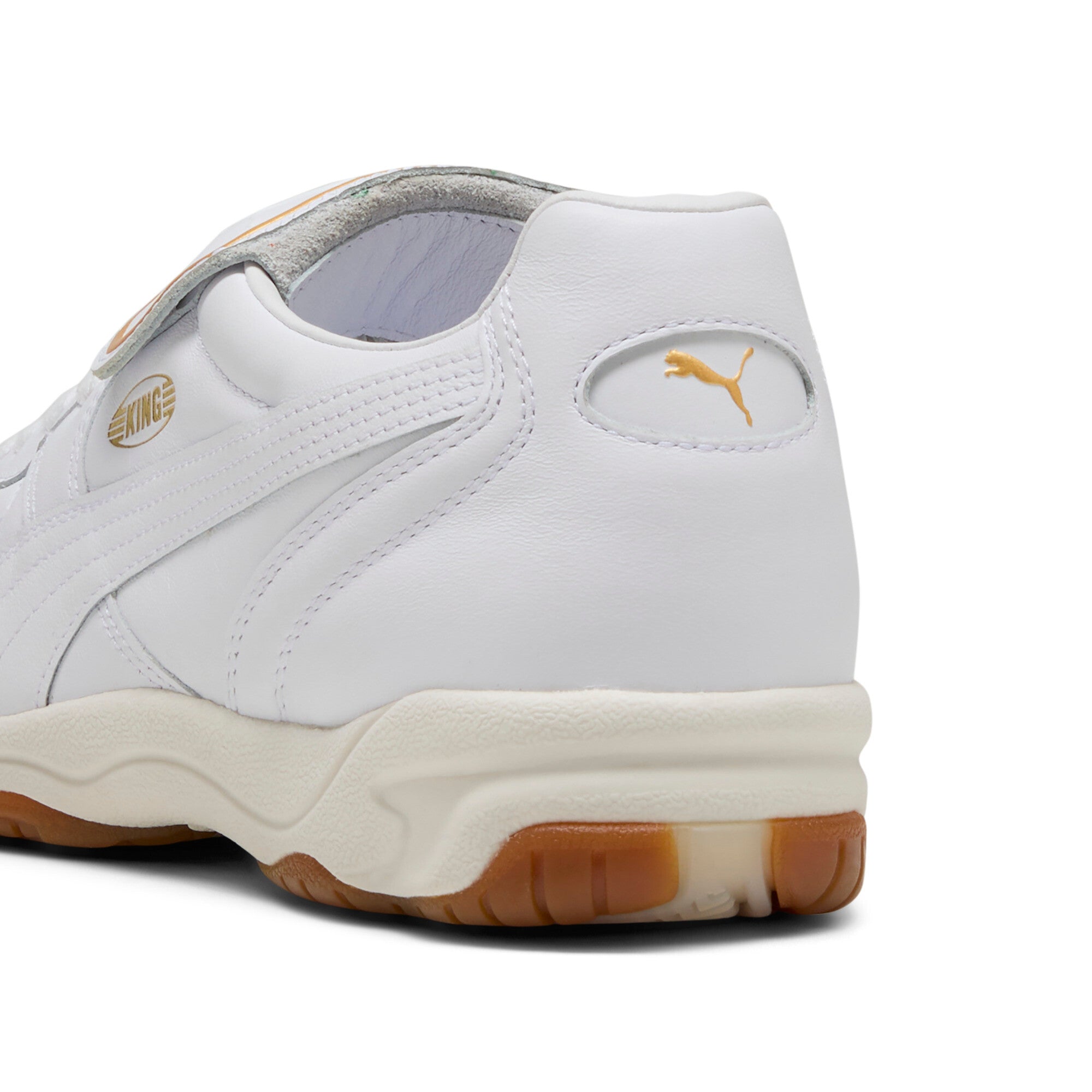 [401683-02] MENS PUMA KING INDOOR 'WHITE FROSTED IVORY'