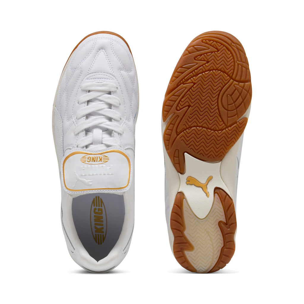 [401683-02] MENS PUMA KING INDOOR 'WHITE FROSTED IVORY'
