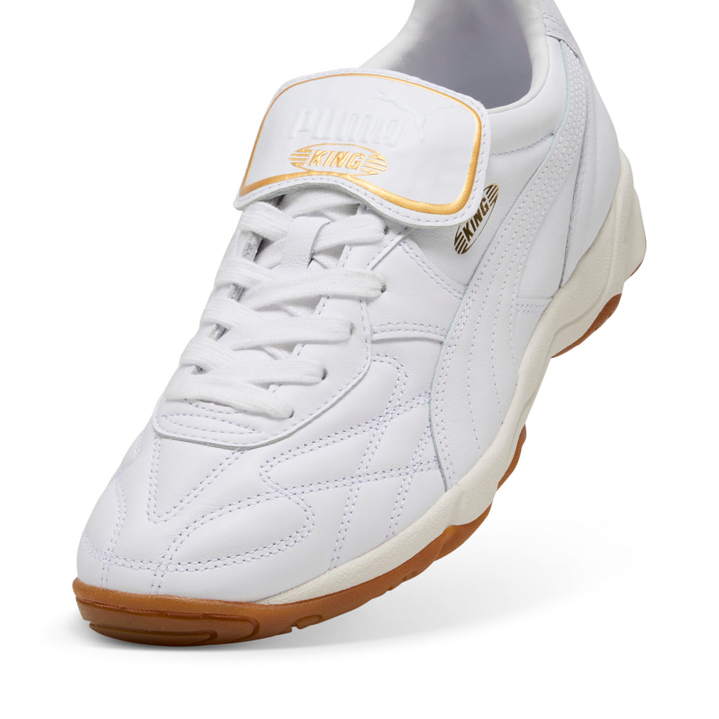 [401683-02] MENS PUMA KING INDOOR 'WHITE FROSTED IVORY'