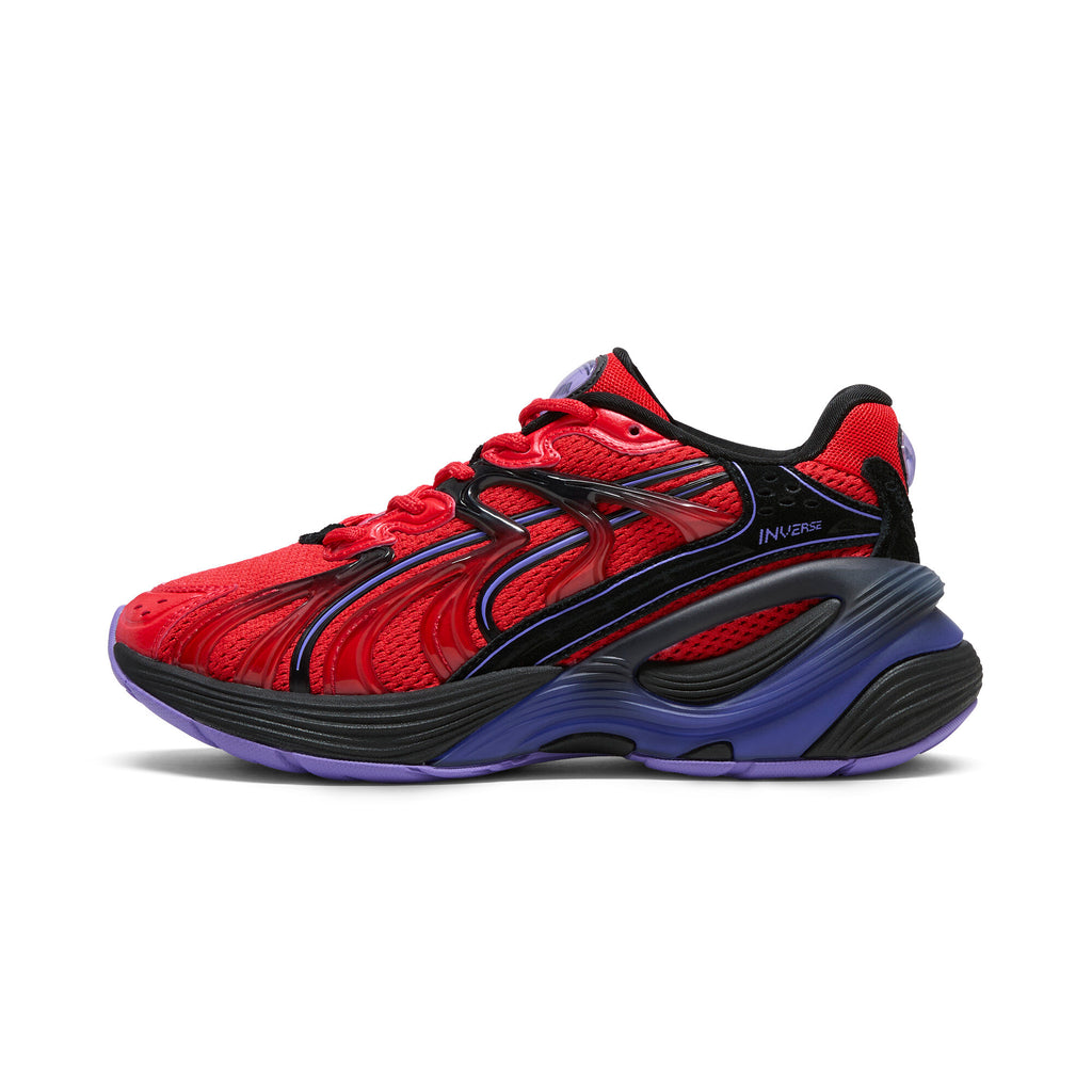 [402901-01] GRADE SCHOOL PUMA INVERSE REV 'RED BLACK'
