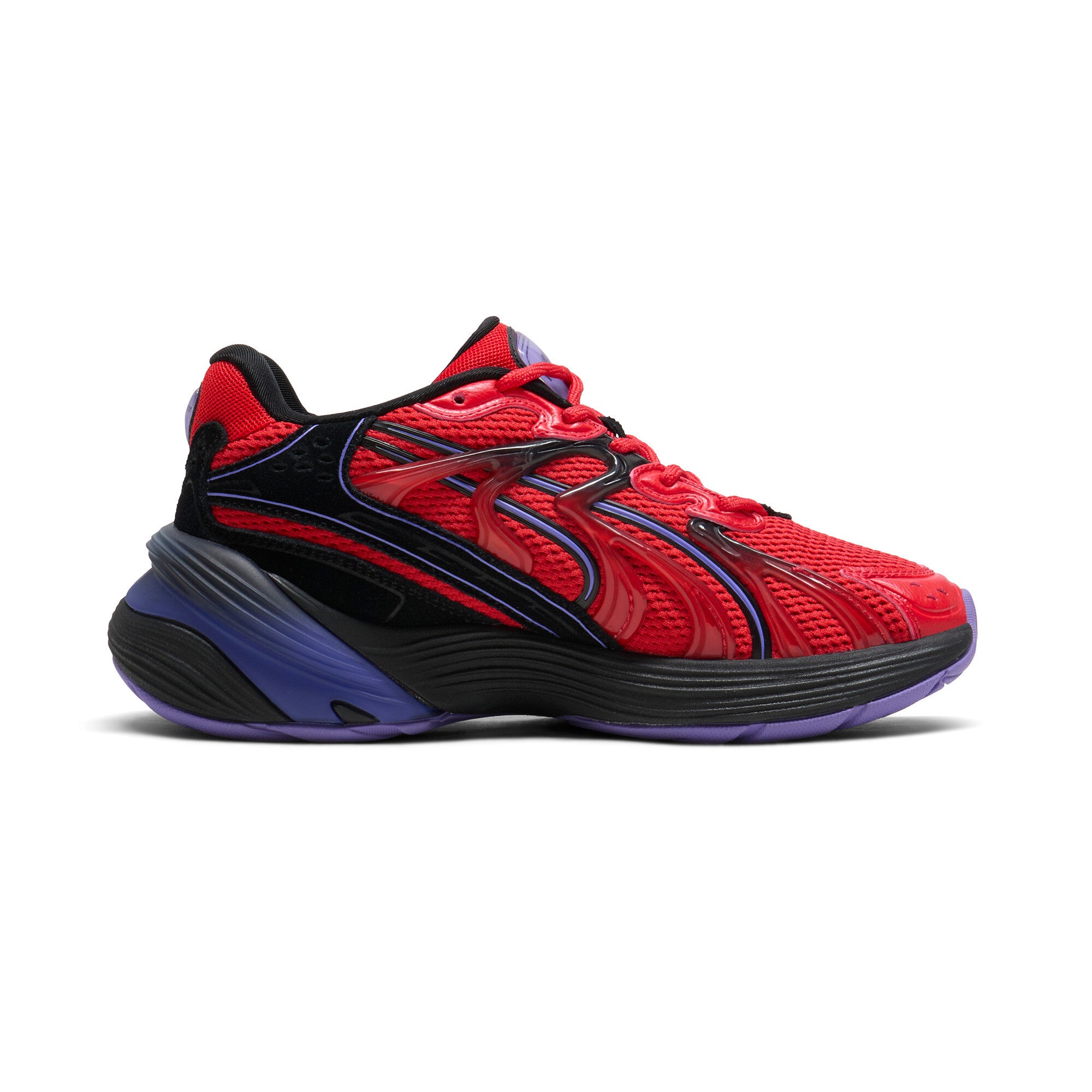 [402901-01] GRADE SCHOOL PUMA INVERSE REV 'RED BLACK'