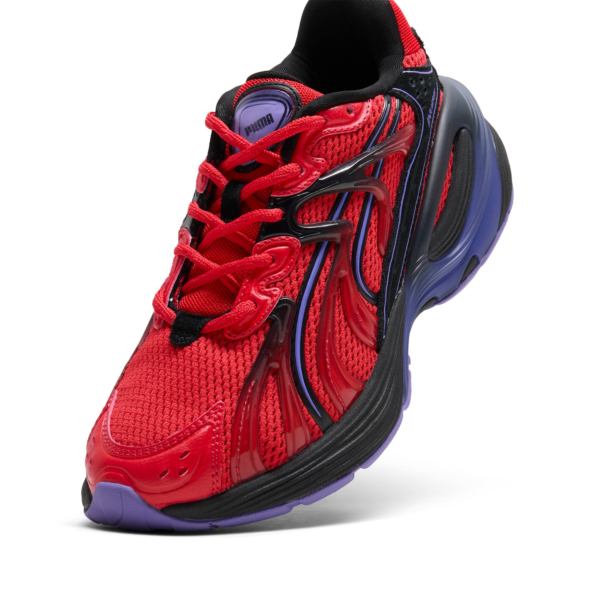 [402901-01] GRADE SCHOOL PUMA INVERSE REV 'RED BLACK'