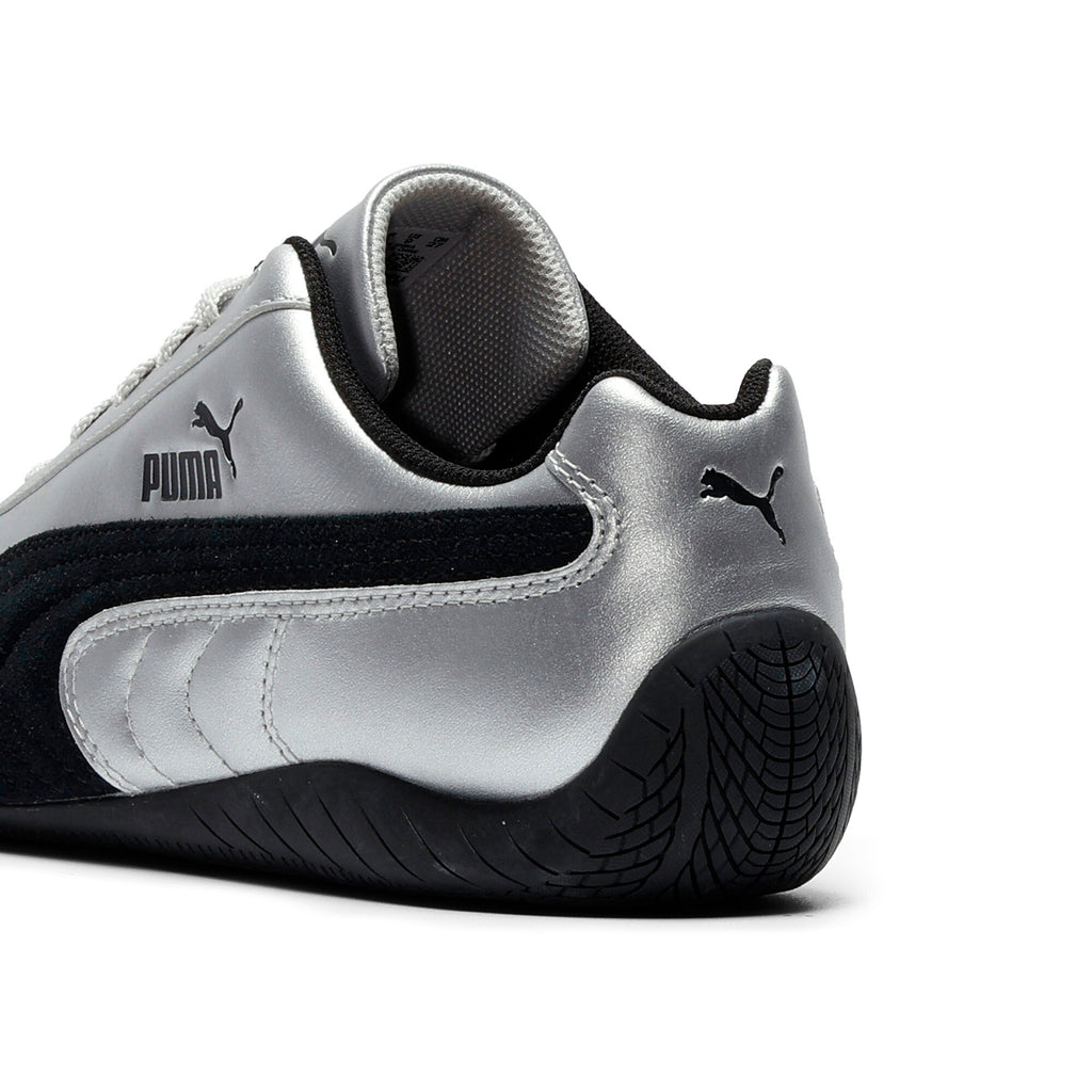 [405357-01] WOMENS PUMA SPEEDCAT METALLIC 'METALLIC SILVER BLACK'