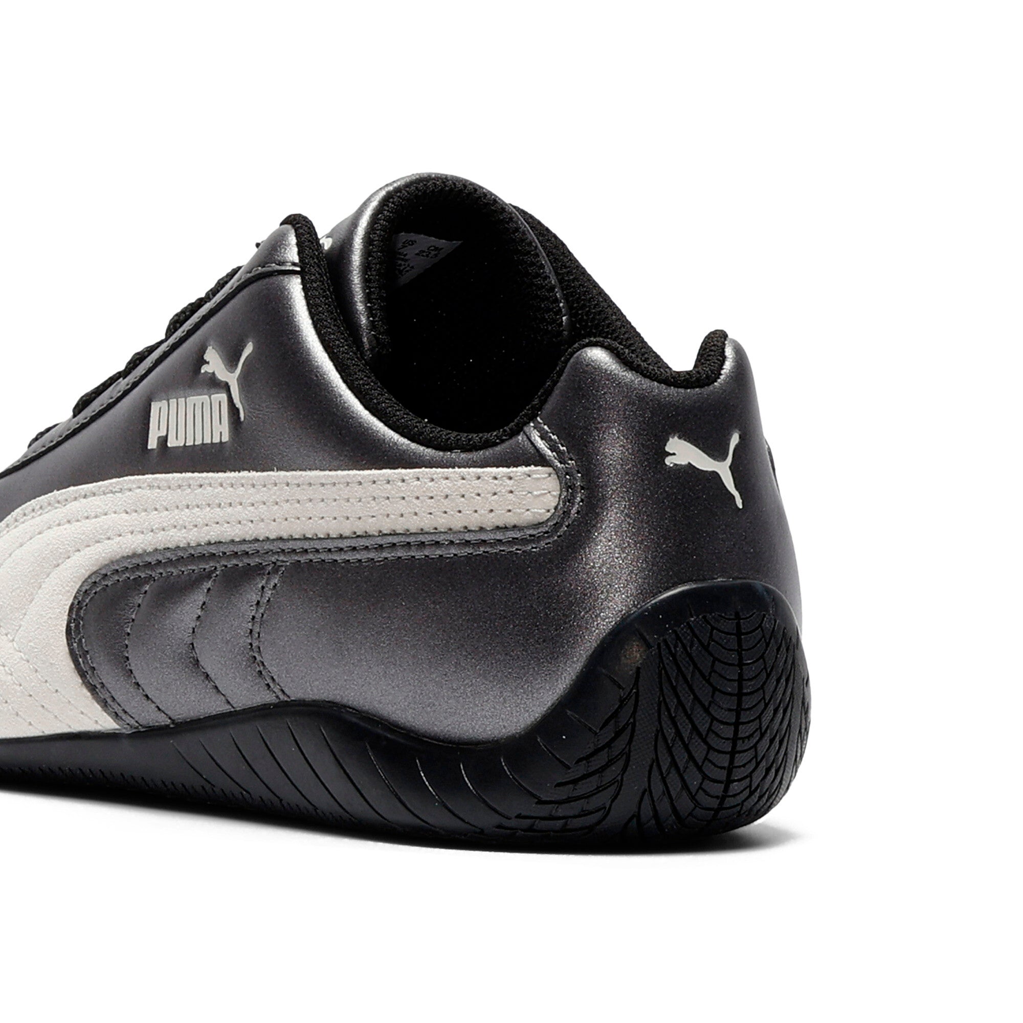 [405357-02] WOMENS PUMA SPEEDCAT METALLIC 'METALLIC BLACK WARM WHITE'
