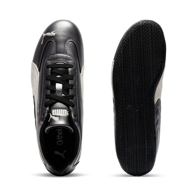 [405357-02] WOMENS PUMA SPEEDCAT METALLIC 'METALLIC BLACK WARM WHITE'