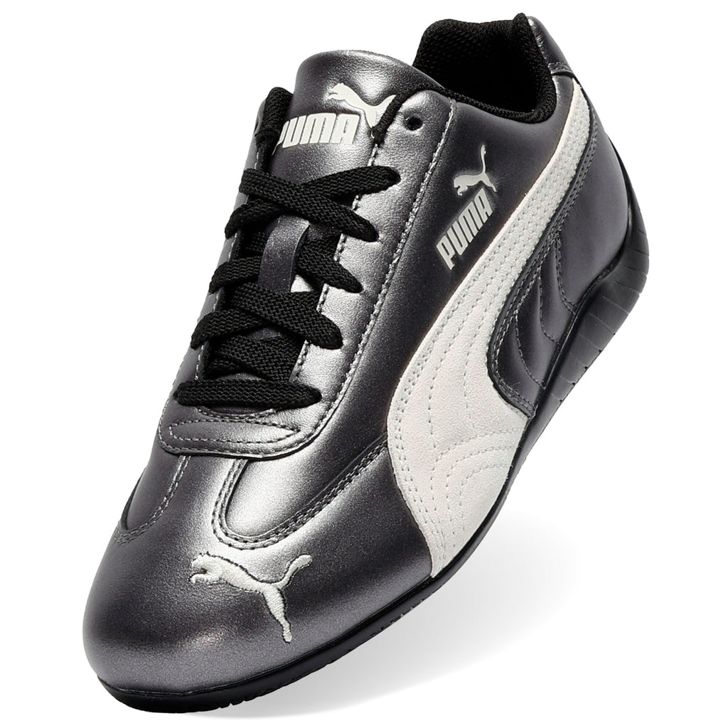 [405357-02] WOMENS PUMA SPEEDCAT METALLIC 'METALLIC BLACK WARM WHITE'