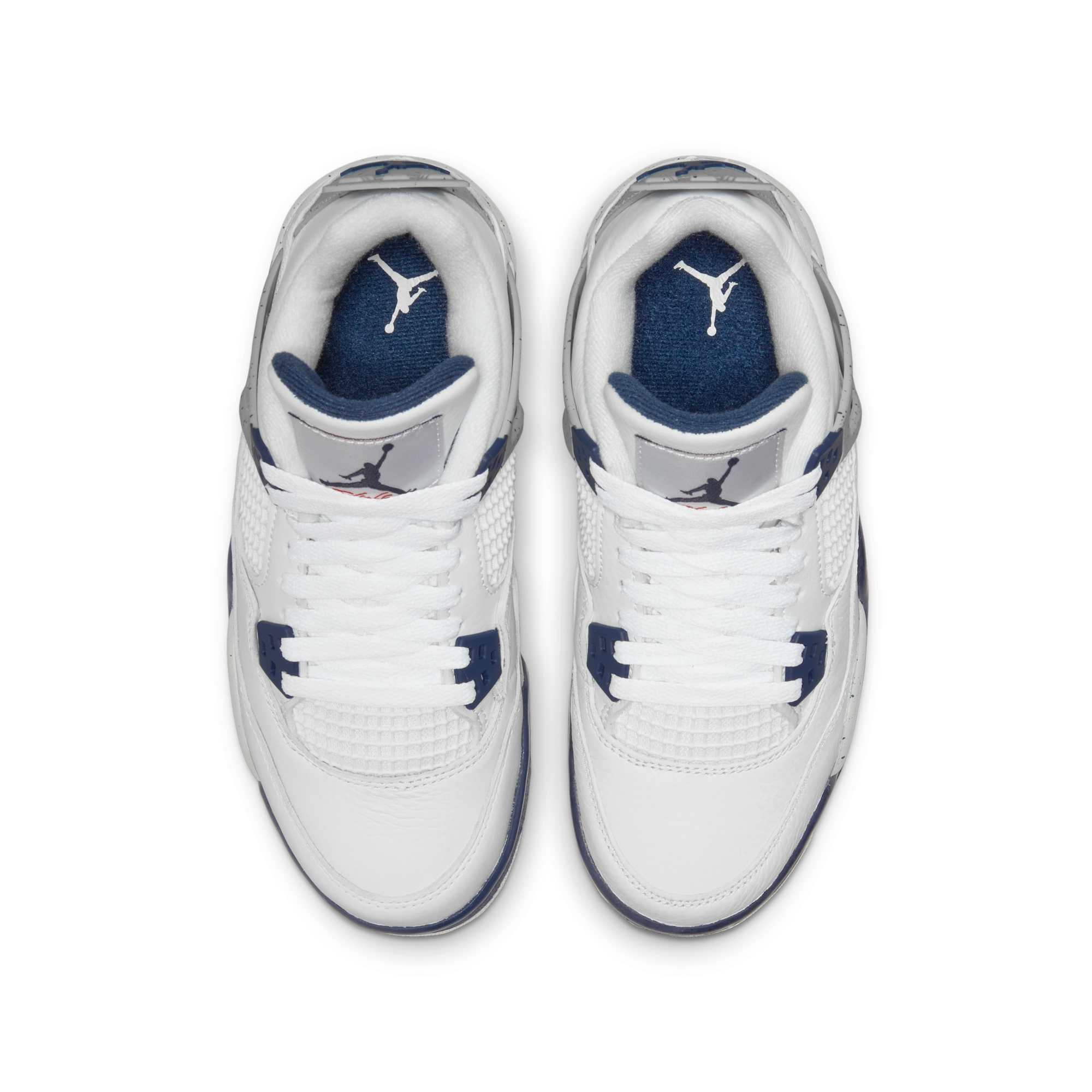 [408452-140] GRADE SCHOOL AIR JORDAN RETRO 4 'MIDNIGHT NAVY'