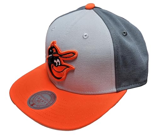 MENS MITCHELL & NESS MLB TRIPLE PLAY LIBERTY SNAPBACK COOP ORIOLES