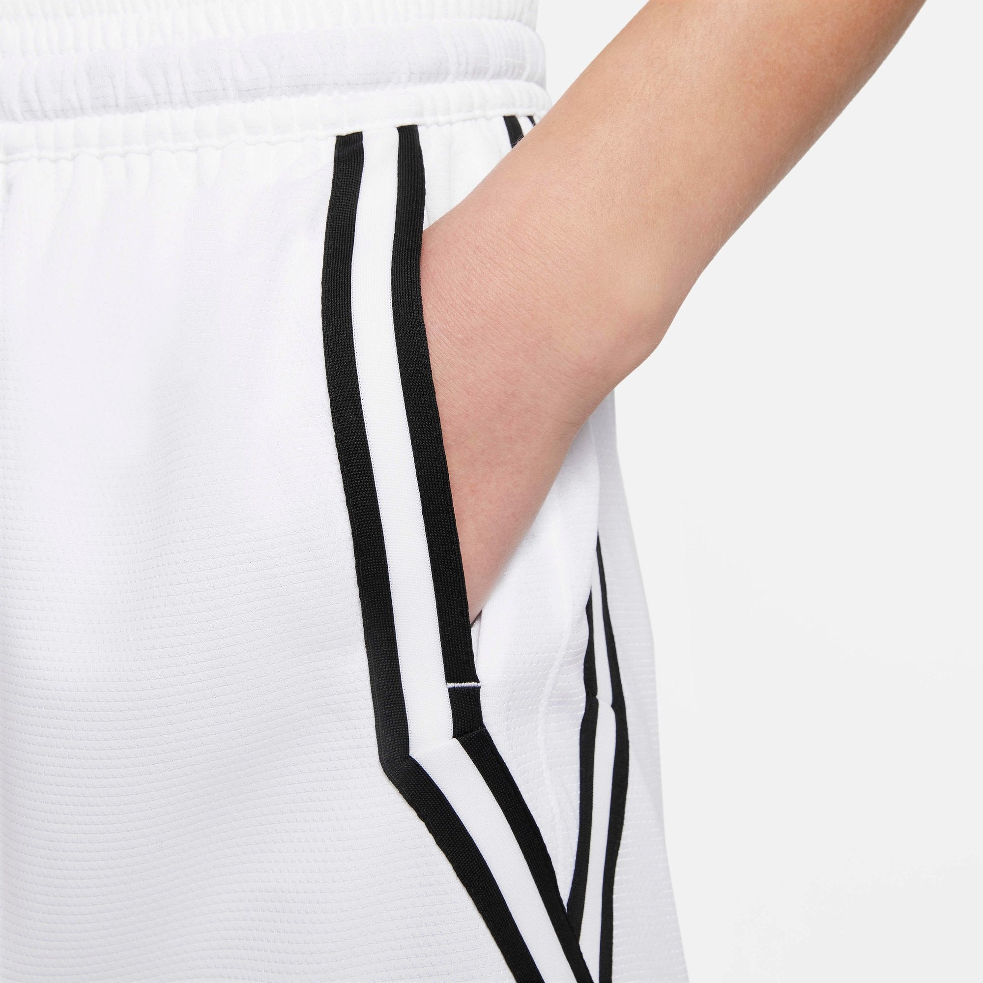 [DH7325-100] WOMENS NIKE FLY CROSSOVER JERSEY GYM SHORTS