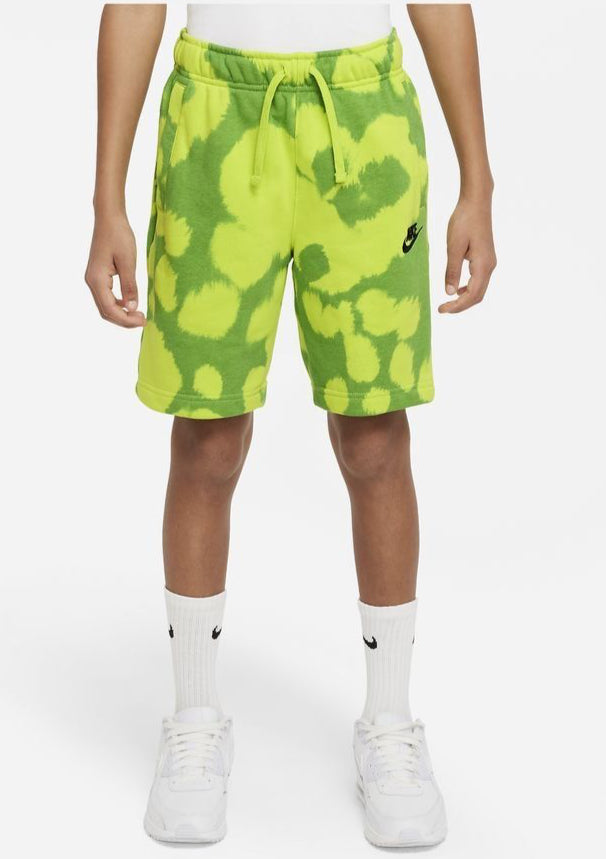 [DO6572-321] YOUTH NIKE SPORTSWEAR PRINTED FRENCH TERRY SHORTS