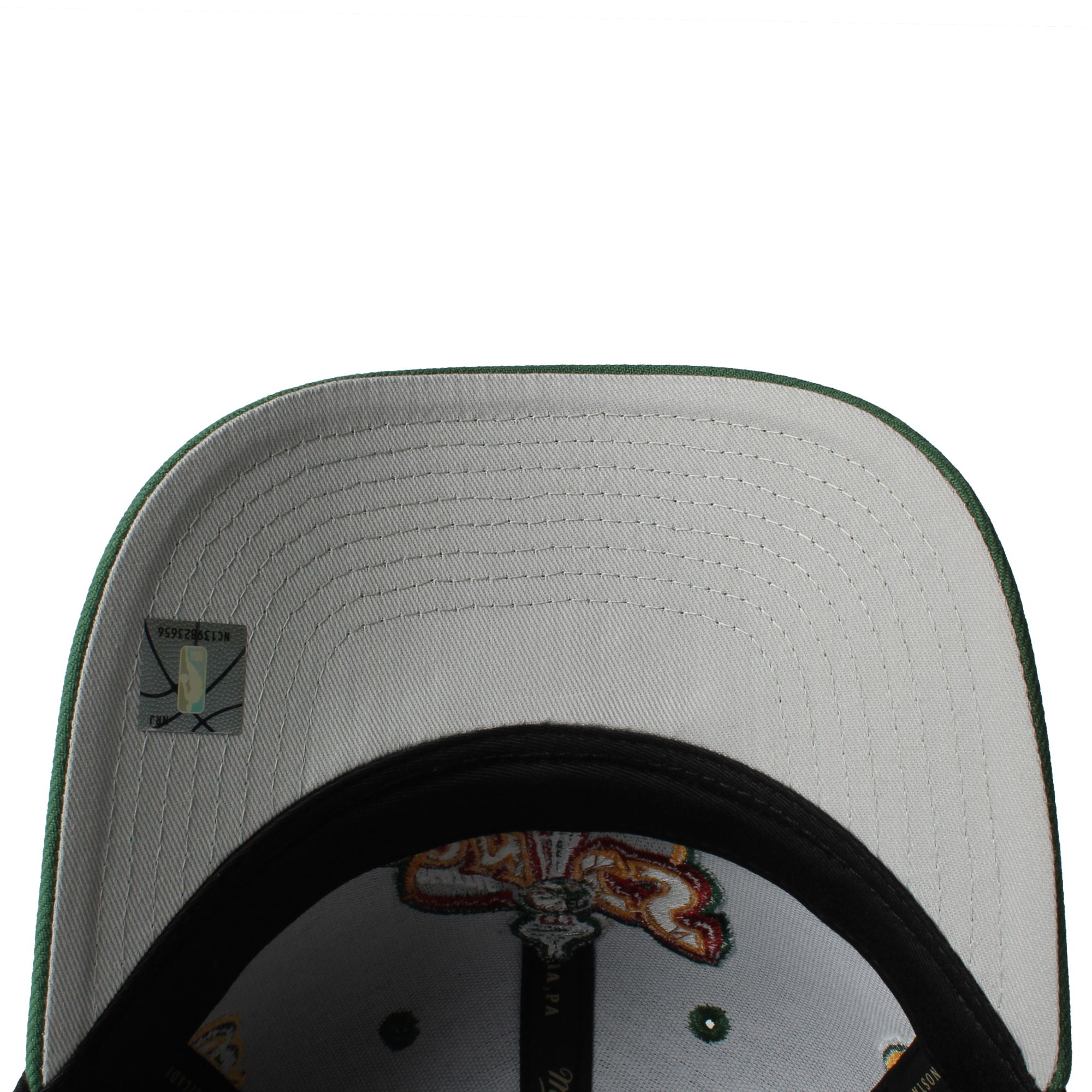 MENS MITCHELL & NESS NBA OVERBITE PRO SNAPBACK HWC SUPERSONICS