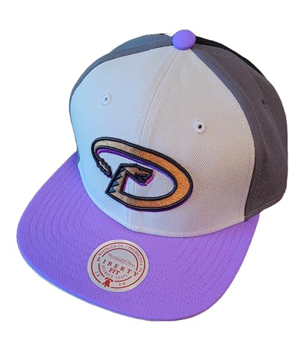 MENS MITCHELL & NESS MLB TRIPLE PLAY LIBERTY SNAPBACK COOP DIAMONDBACKS